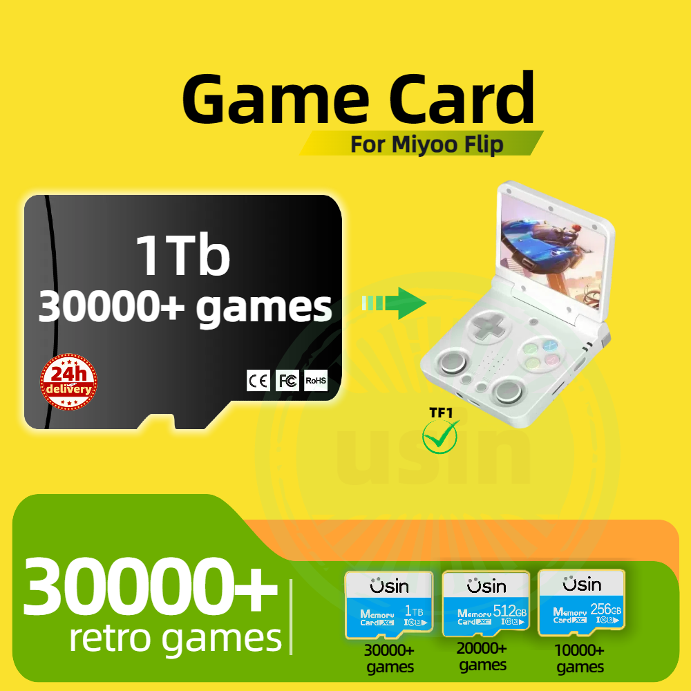 Gaming Console Latest - Karta do gry Miyoo Flip 30000+