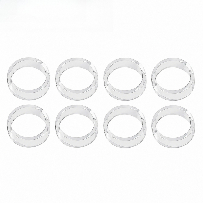 Gaming Console Buttons - 8 szt. elastycznych silikonowych pierścieni na