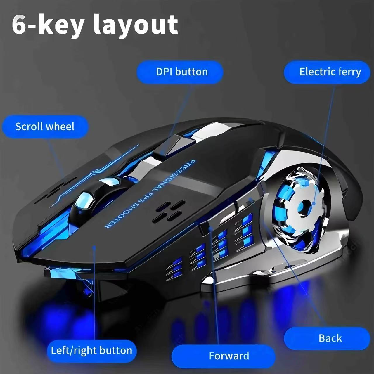 Mysz Bluetooth Gamingowa Kompu – Gaming Console Buttons recenzja i cena