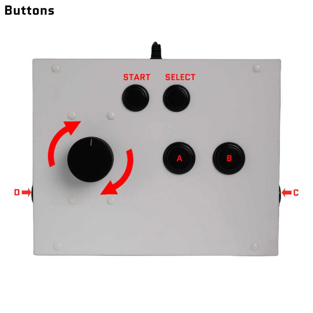 Konsola do gier z układem lewy – Gaming Console Buttons recenzja i cena